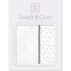 Swaddle Designs - 2Pk Swaddleduo, Sterling Sparklers e Bubble Dots