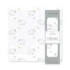 Swaddle Designs - Swaddle de musselina, luas e estrelas, esterlina e banana clara