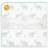 Swaddle Designs - Ultimate Swaddle Blanket, Elefante e Pintinhos, Seacrystal