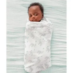 Swaddle Designs - Ultimate Swaddle Blanket, Elefante e Pintinhos, Seacrystal
