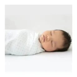 Swaddle Designs – Ultimate Swaddle Blanket, bolinhas, azul pastel