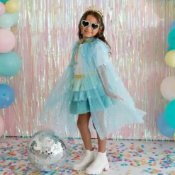 Sweet Wink - Aqua Star Cape Kids Dress Up