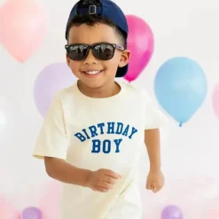 Sweet Wink – Camiseta de manga curta do time do colégio para aniversário infantil