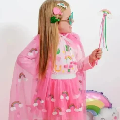 Sweet Wink - Capa de lantejoulas arco-íris