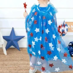 Sweet Wink - Capa Infantil 4 de Julho Capa Estrela Patriótica