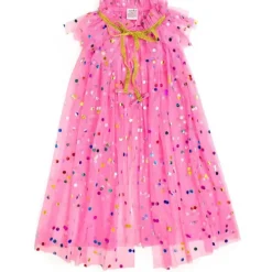 Sweet Wink - Raspberry Confetti Cape Kids Dress Up Cape
