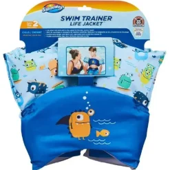 Swimways - Colete salva-vidas Swim Trainer (Pfd), Blue Monster