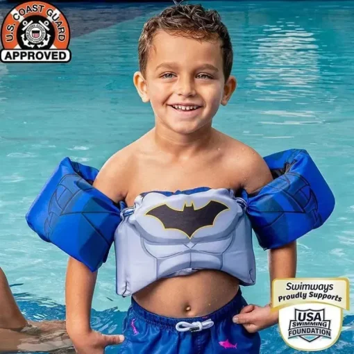 Swimways - Colete salva-vidas DC Batman Swim Trainer