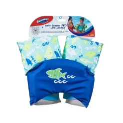 Swimways - Colete salva-vidas Blue Fish Swim Trainer 30-50LB