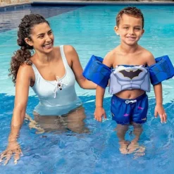 Swimways - Colete salva-vidas Batman Swim Trainer (Pfd), Certificado pela Guarda Costeira