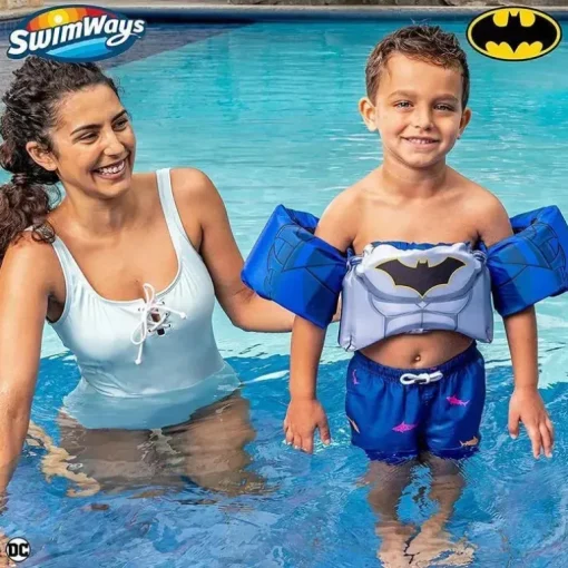 Swimways - Colete salva-vidas DC Batman Swim Trainer