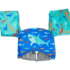 SwimWays - instrutor de natação, colete salva-vidas aprovado pela Guarda Costeira dos EUA, tubarão