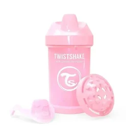 Taça Twistshake Crawler 8M+ 10oz - Rosa Claro