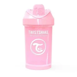 Taça Twistshake Crawler 8M+ 10oz - Rosa Claro