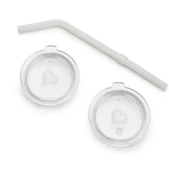 Tampas de canudinho e palha Munchkin para copos Miracle 360, conjunto de 3 peças