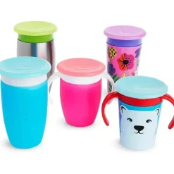 Tampas de copo Munchkin Miracle 360, 4 peças