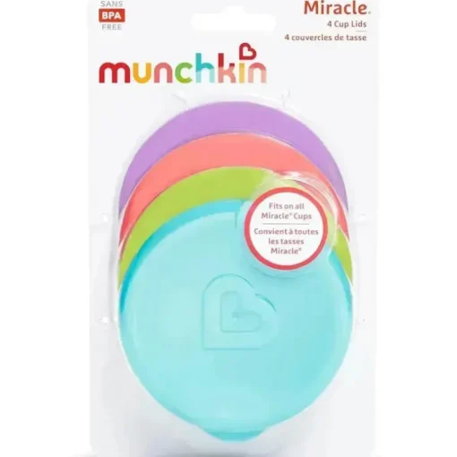 Tampas de copo Munchkin Miracle 360, 4 peças