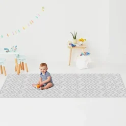 Tapete Reversível Skip Hop Doubleplay Pequenos Viajantes, Multicolorido