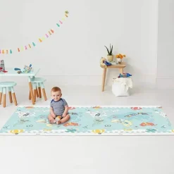 Tapete Reversível Skip Hop Doubleplay Pequenos Viajantes, Multicolorido