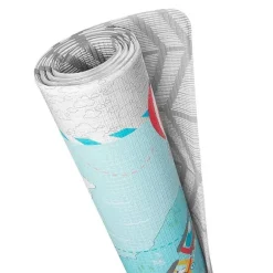 Tapete Reversível Skip Hop Doubleplay Pequenos Viajantes, Multicolorido