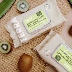 Terra - 70Ct Toalhetes de Água de Bambu Extrato de Kiwi