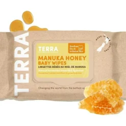 Terra - Lenços umedecidos de bambu 70Ct mel