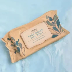 Terra - Lenços umedecidos de água pura de bambu 70Ct