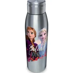 Tervis - Garrafa Slim de Aço Inoxidável com Tampa, Disney Frozen 2 Anna Elsa Journey