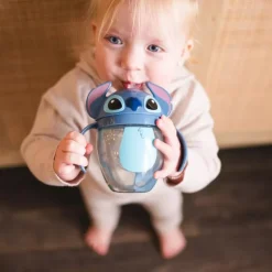 The First Years - Disney Stitch 7Oz Weighted Straw Trainer Cup - 1Pk