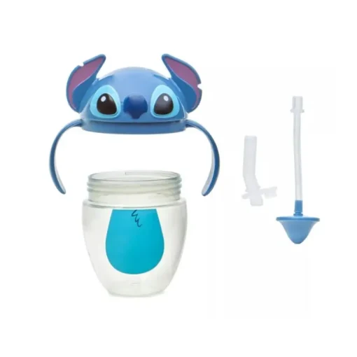 The First Years - Disney Stitch 7Oz Weighted Straw Trainer Cup - 1Pk