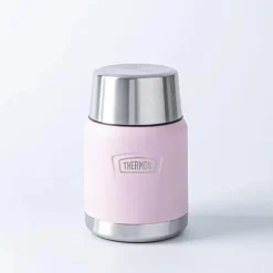 Thermos - 16 Oz Stainless Steel Food Jar W/ Spoon, Sunset Pink