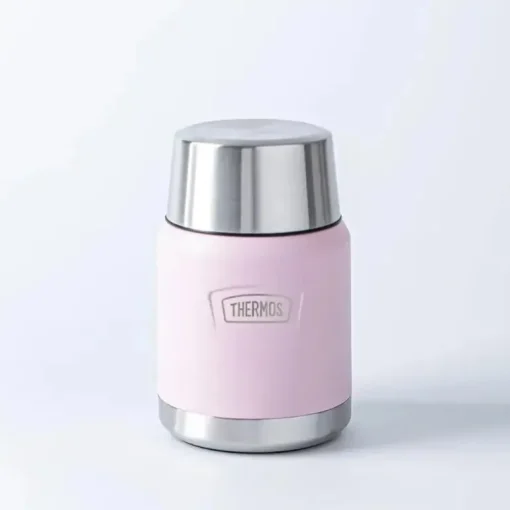 Thermos - 16 Oz Stainless Steel Food Jar W/ Spoon, Sunset Pink