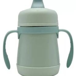 Thermos - 7 Oz. Stainless Steel Sippy Cup W/ Handles Simple Pastels, Mint