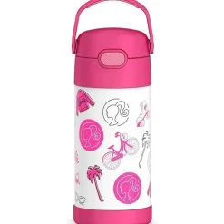 THERMOS - garrafa de canudo isolada de aço inoxidável de 12 onças, Barbie