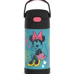 THERMOS - garrafa de canudo isolada de aço inoxidável de 12 onças, Minnie Mouse