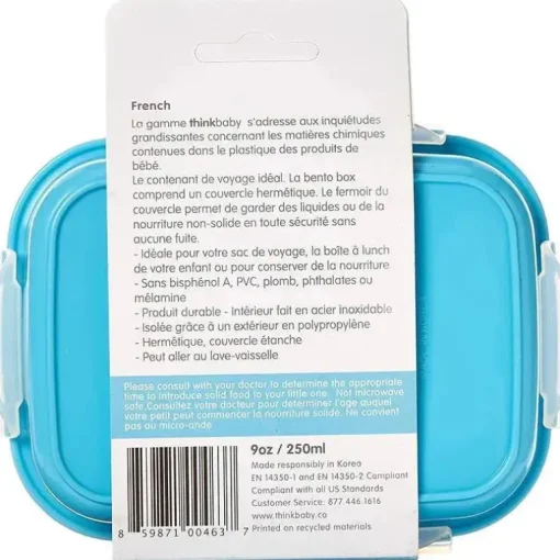 Thinkbaby - Blue Bpa Free Bento Box, Blue
