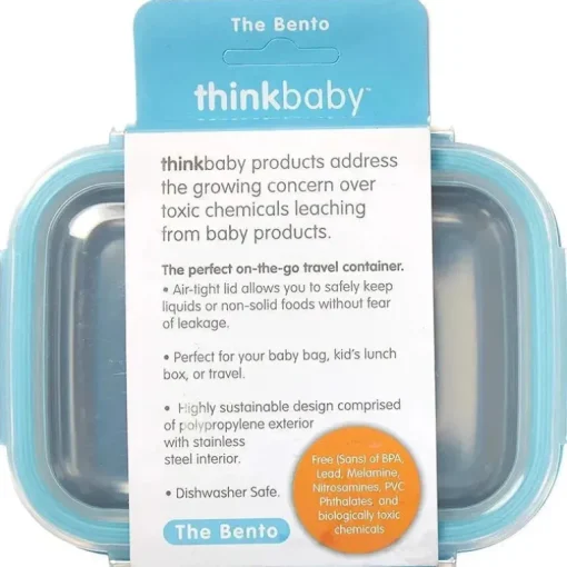 Thinkbaby - Blue Bpa Free Bento Box, Blue