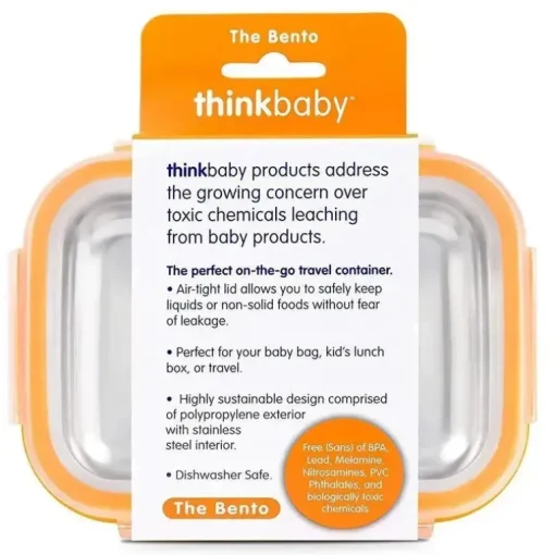 Thinkbaby - Orange Bpa Free Bento Box