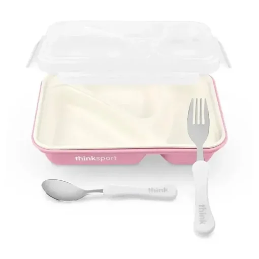 Thinkbaby &amp; Thinksport - Recipiente de plástico Go2, rosa