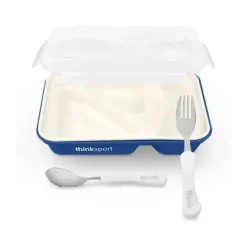 Thinkbaby &amp; Thinksport - Recipiente de plástico Go2, azul