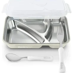 Thinkbaby &amp; Thinksport - Recipiente de plástico Go2, branco