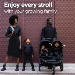 Thule - Urban Glide 3 Double Child All-Terrain Stroller, Black