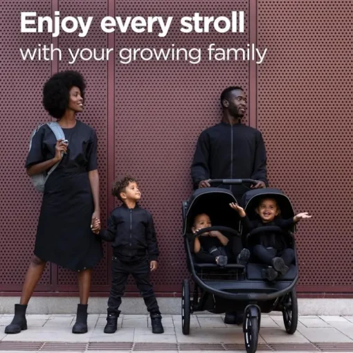 Thule - Urban Glide 3 Double Child All-Terrain Stroller, Black