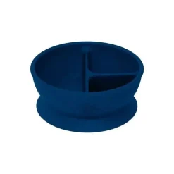 Tigela de Aprendizagem de Silicone de Brotos Verdes, Marinho