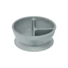 Tigela de Aprendizagem de Silicone de Brotos Verdes, Cinza