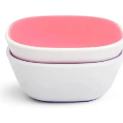 Tigelas Munchkin Splash para crianças, rosa/roxo