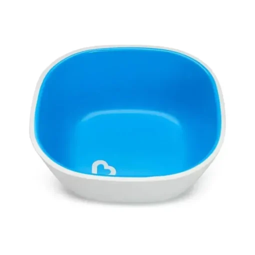 Tigelas Munchkin Splash para crianças, azul/verde