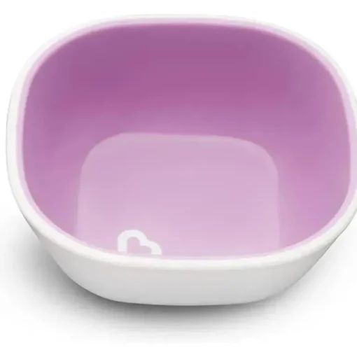 Tigelas Munchkin Splash para crianças, rosa/roxo
