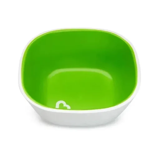 Tigelas Munchkin Splash para crianças, azul/verde