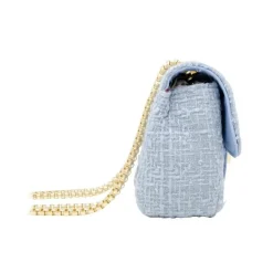 Tiny Treats - Classic Large Tweed Handbag, Cream